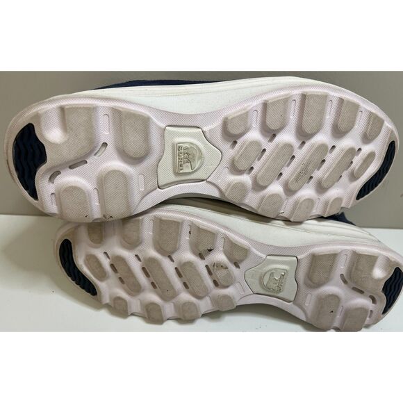 Sorel Women's ONA 503 Mid-Sneaker in blue. Size 9. - Picture 7 of 8